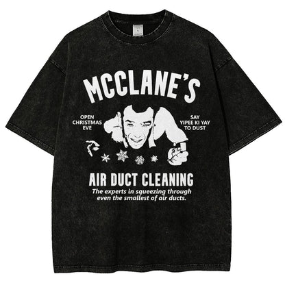 Hero's Air Duct Cleaning Vintage Distressed T-shirt
