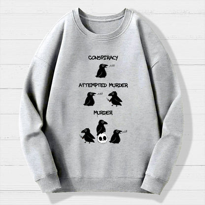 From Conspiracy To Murder Geek Cotton Sweatshirt