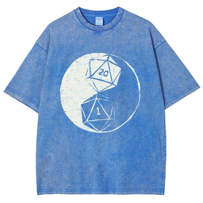 RPG Duality Balancing Vintage Distressed T-shirt