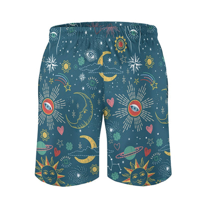 Sun God Symbol Geek Shorts