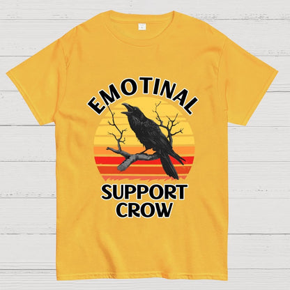 Emotional Support Crow Unisex Geek T-Shirt