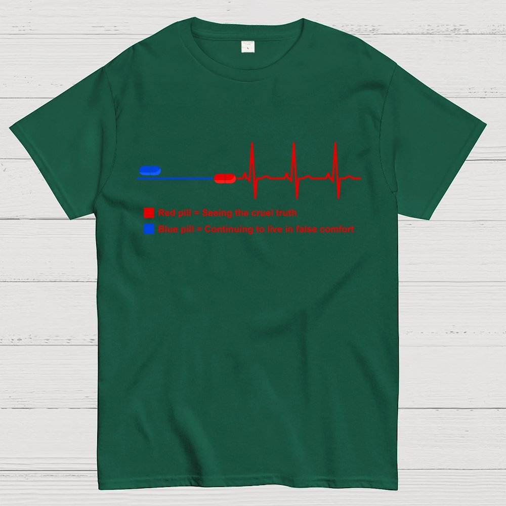 Red pills and blue pills Geek T-Shirt