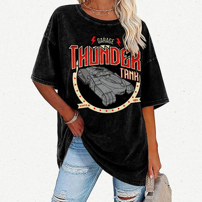 Thunder Tank Garage Buy Now Vintage Distressed T-shirt