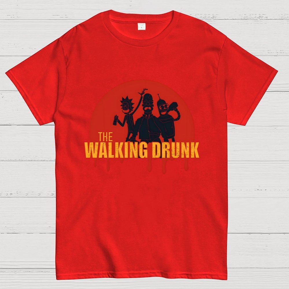 The Walking Drunk Geek T-Shirt
