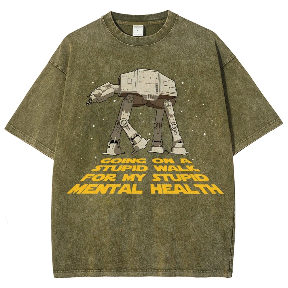 Galactic Wander Vintage Distressed T-shirt