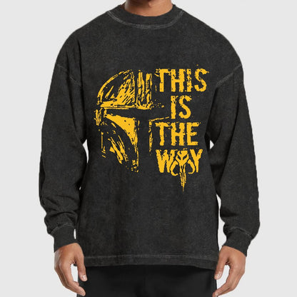 This Is The Style Washed Long Sleeve Tee