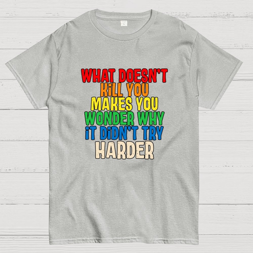 Try Harder Geek T-Shirt
