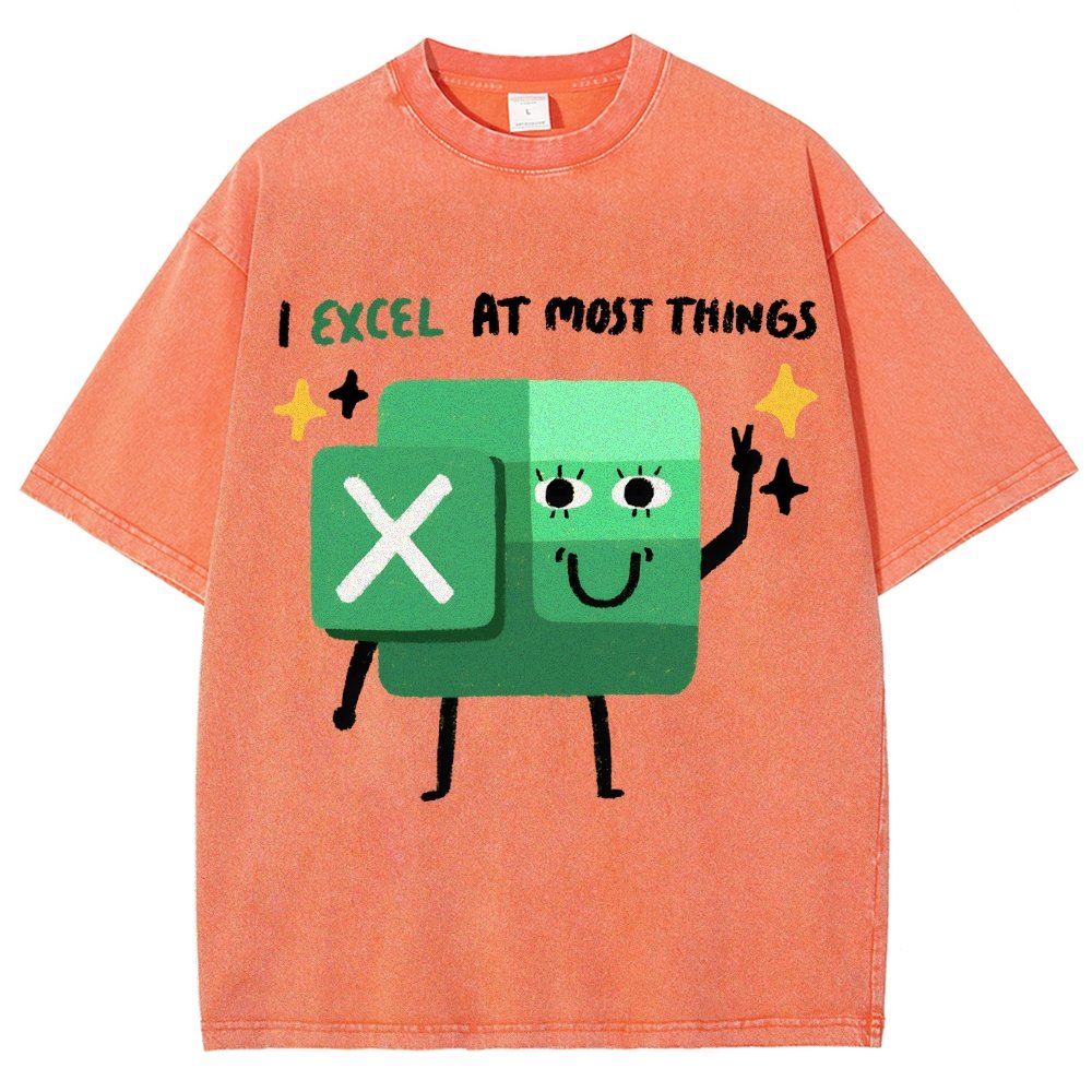 I Excel At Most Things Vintage Distressed T-shirt