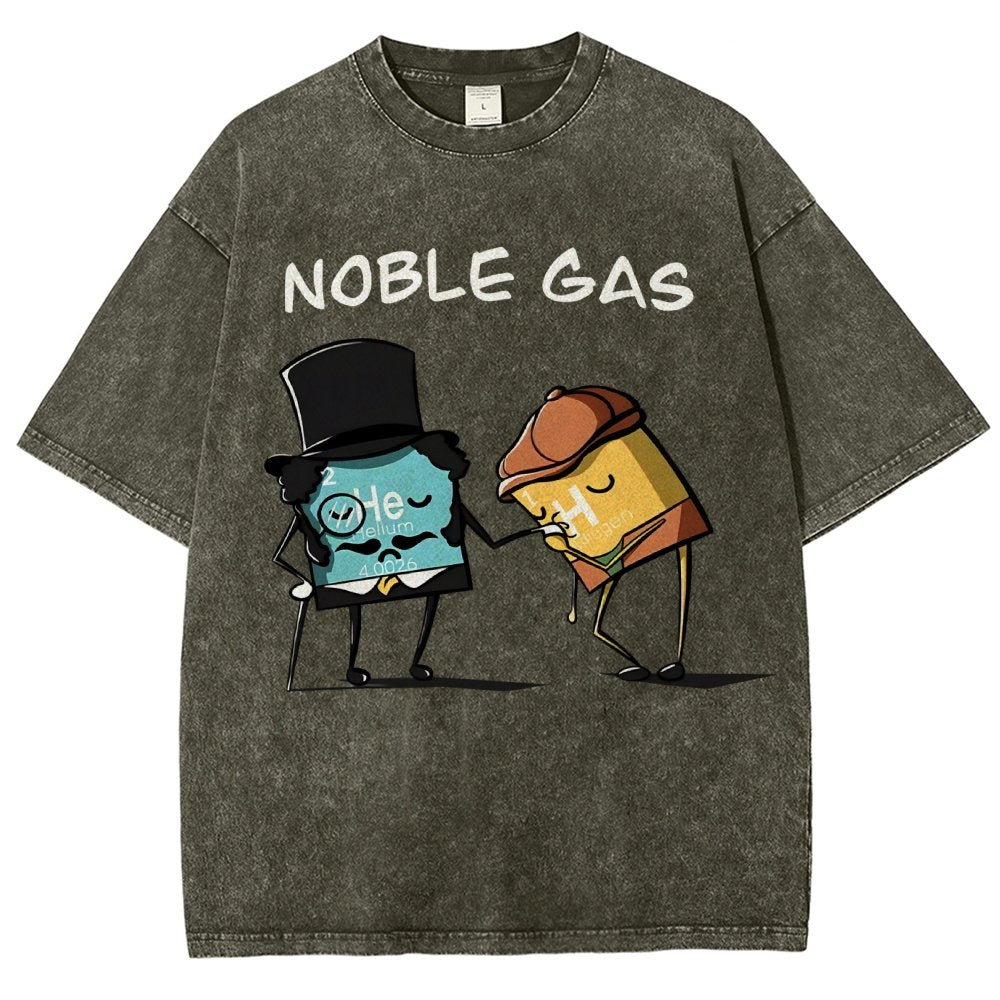 NOBLE GAS Vintage Distressed T-shirt
