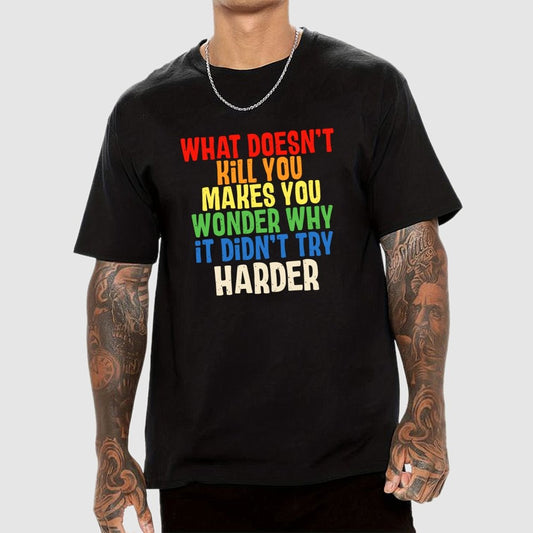 Try Harder Geek T-Shirt