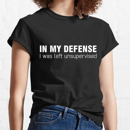 I Was Left Unsupervised Geeky T-Shirt