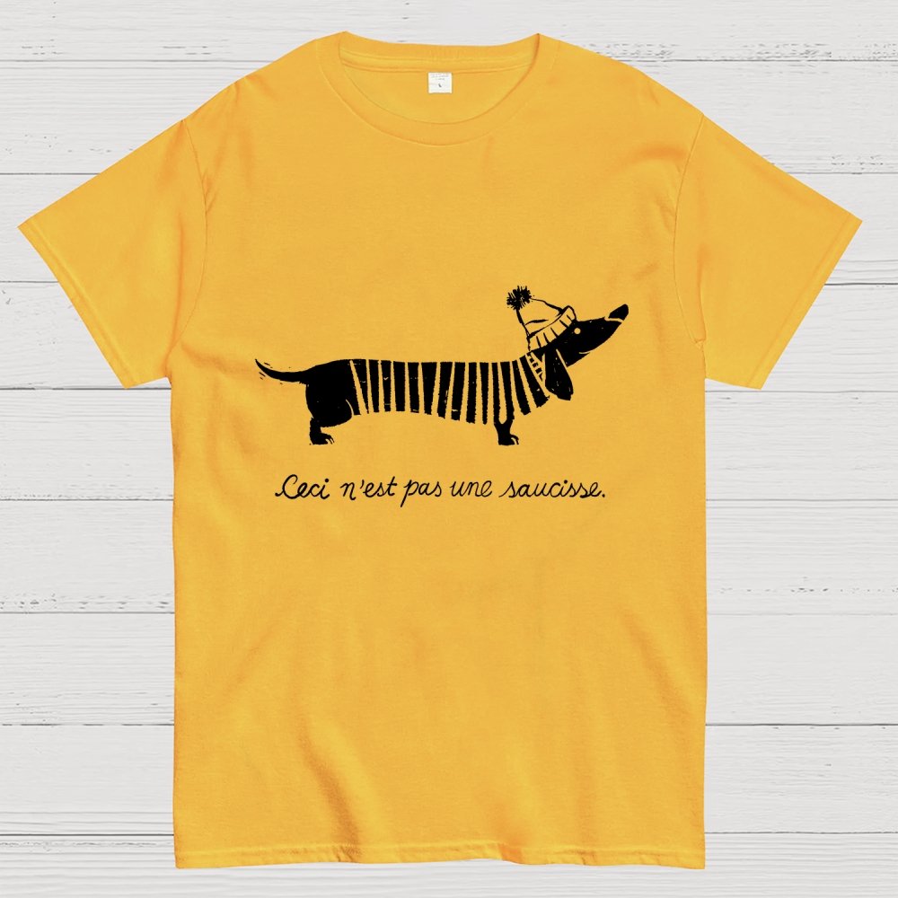 Ceci n'est pas une saucisse Geek T-Shirt