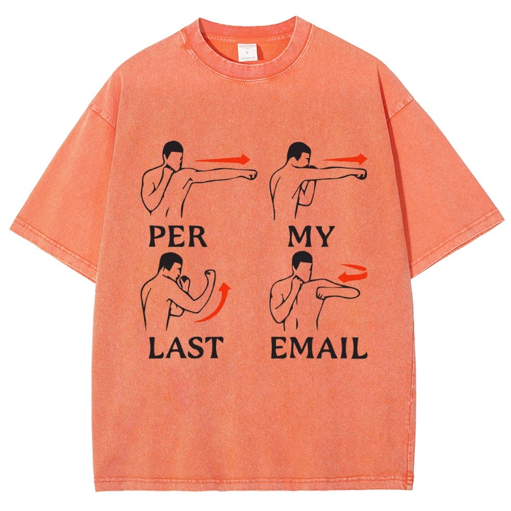 Per My Last Email Vintage Distressed T-shirt