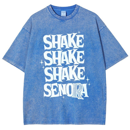Shake Shake Shake Senora Halloween Vintage Distressed T-shirt