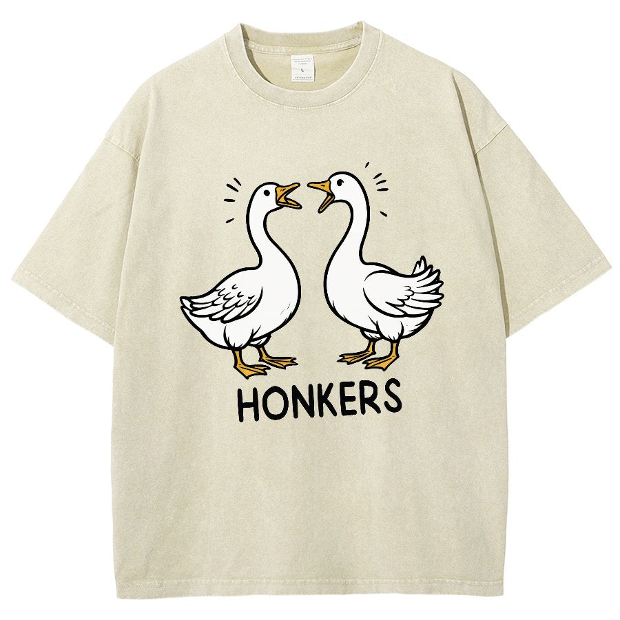 Honkers Funny Goose Vintage Distressed T-shirt