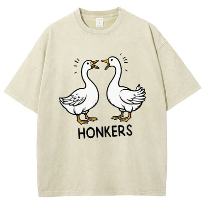 Honkers Funny Goose Vintage Distressed T-shirt