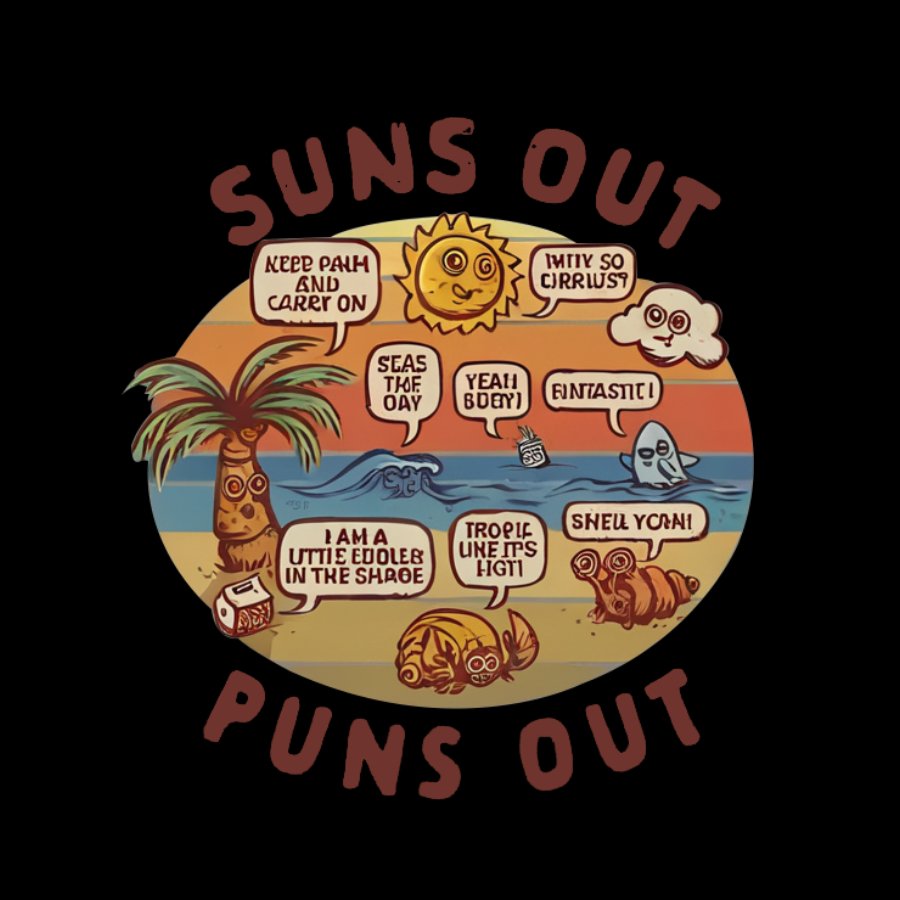 Suns out, Puns Out Vintage Distressed Washed Tank