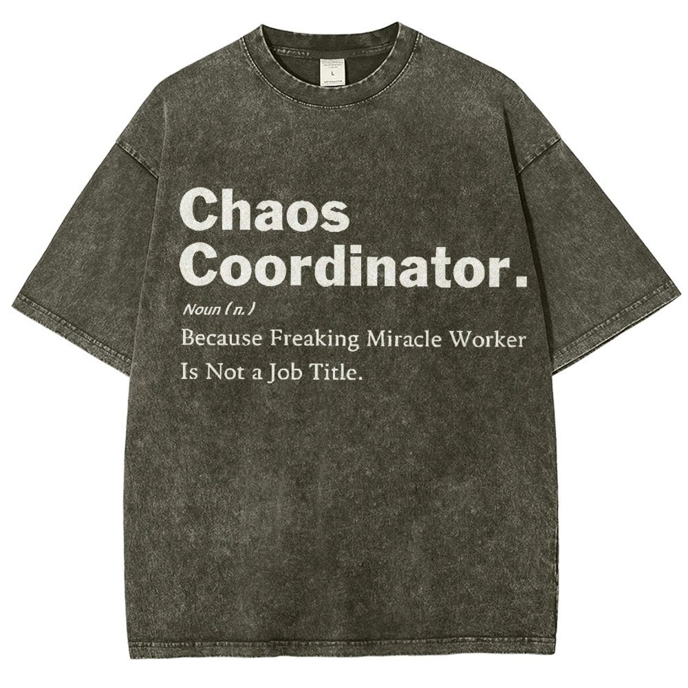 ChaosCraft Vintage Distressed T-shirt