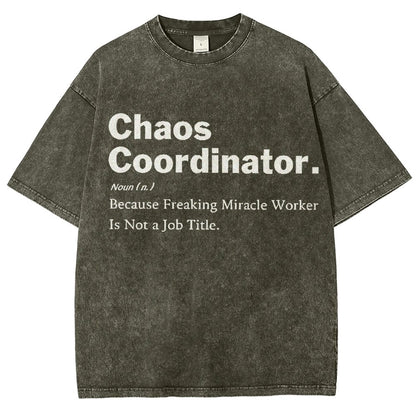 ChaosCraft Vintage Distressed T-shirt