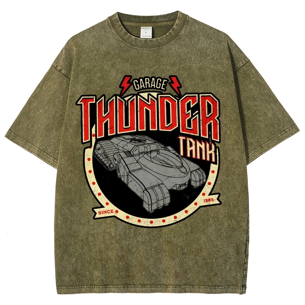 Thunder Tank Garage Buy Now Vintage Distressed T-shirt