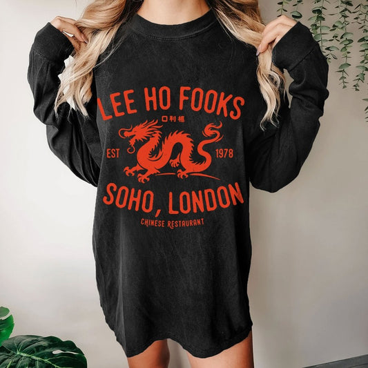 Lee Ho Fooks Vintage Resto Washed Long Sleeve Tee