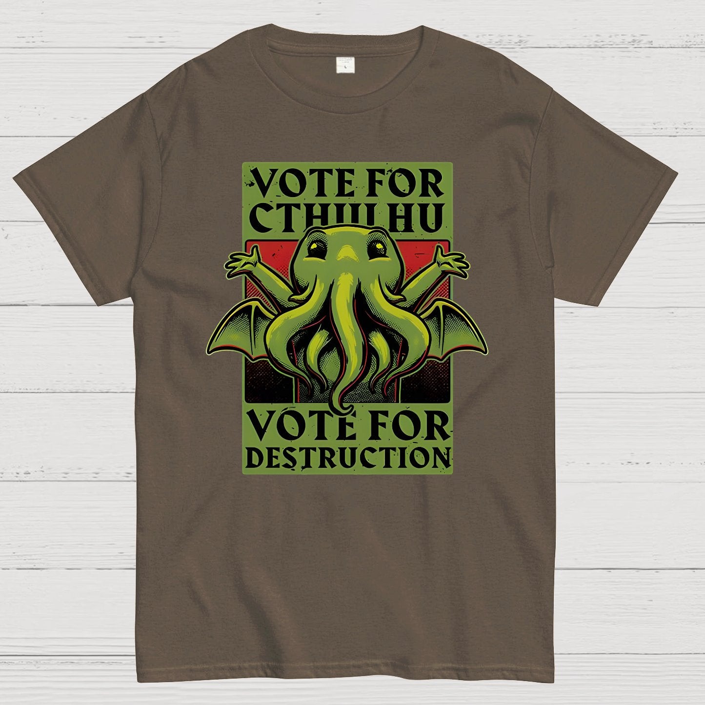 Vote For Destruction Geek T-Shirt