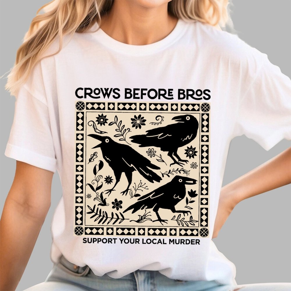 Crows Before Bros Geek T-Shirt