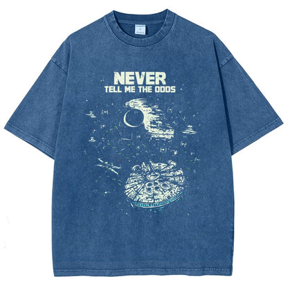 Never tell me the odds  Vintage Distressed T-shirt