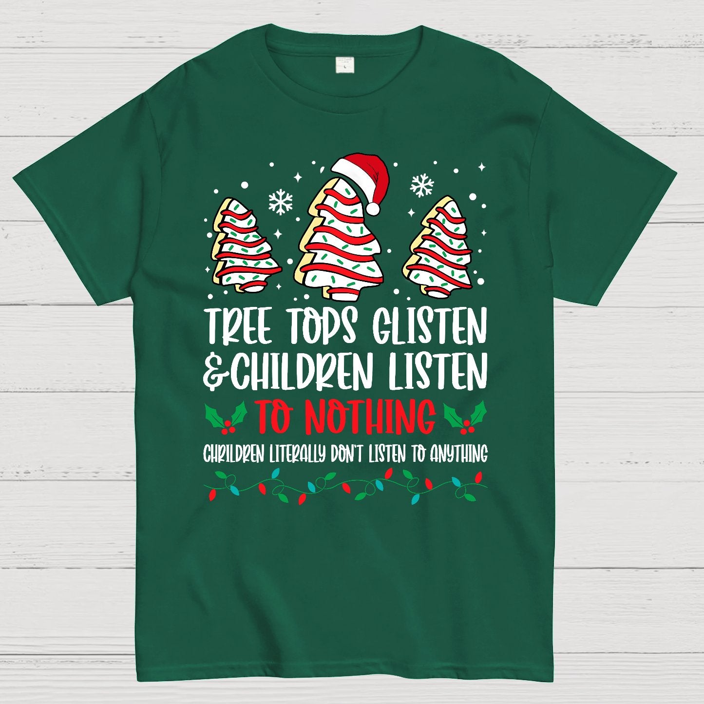 Tree Tops Glisten And Children Listen To Nothing Geek T-Shirt