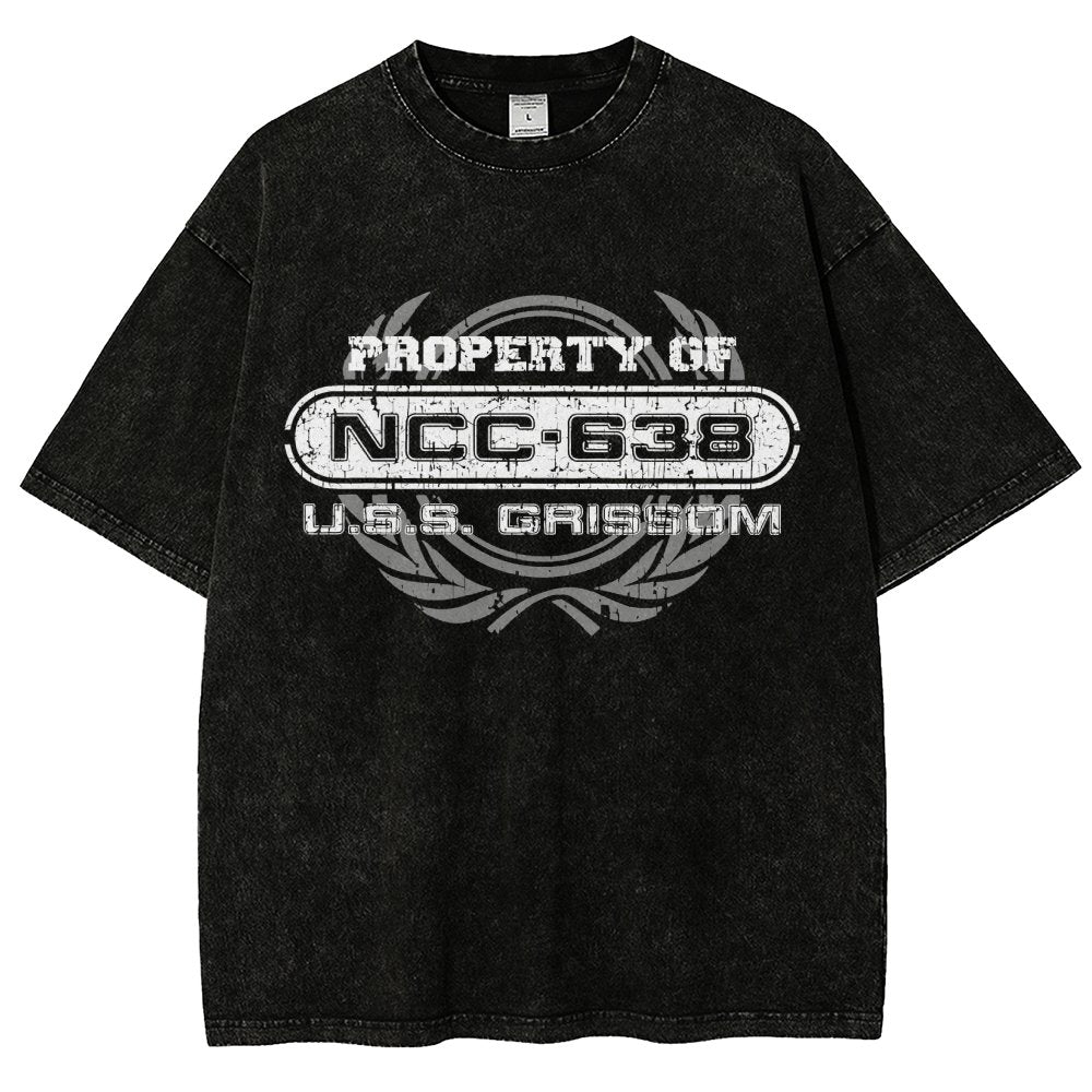 Vintage Property of ABC123 Vintage Distressed T-shirt