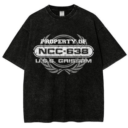 Vintage Property of ABC123 Vintage Distressed T-shirt