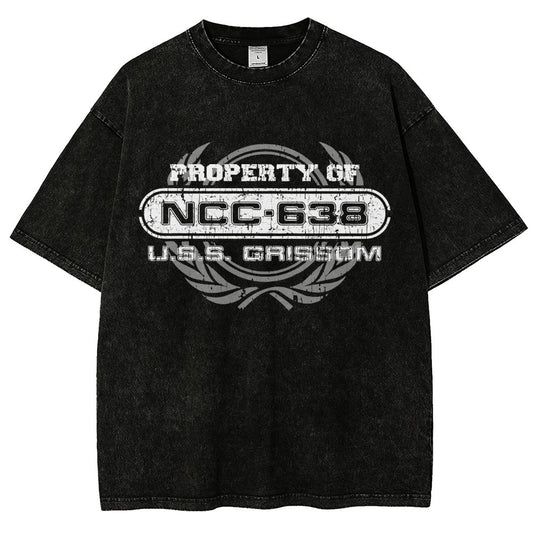 Vintage Property of ABC123 Vintage Distressed T-shirt
