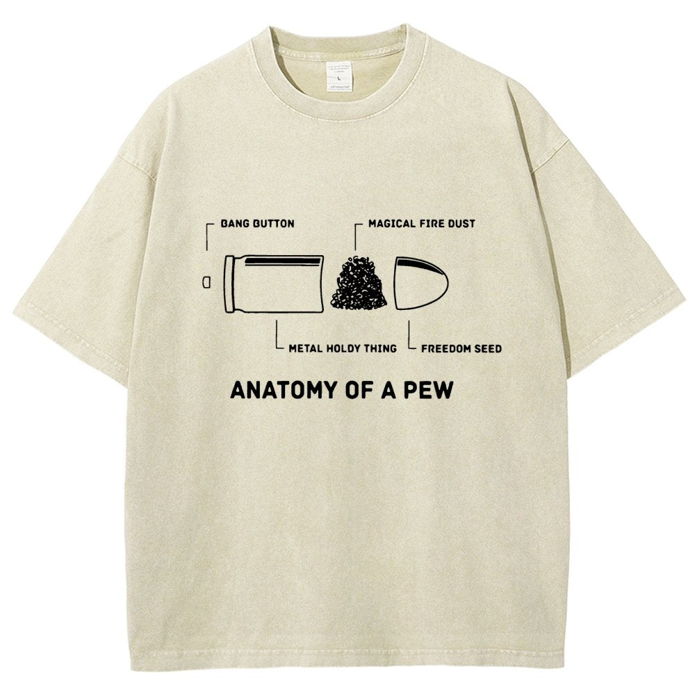 Anatomy Of A Pew2 Vintage Distressed T-shirt