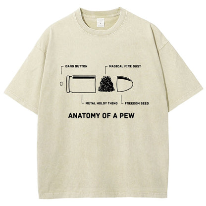 Anatomy Of A Pew2 Vintage Distressed T-shirt