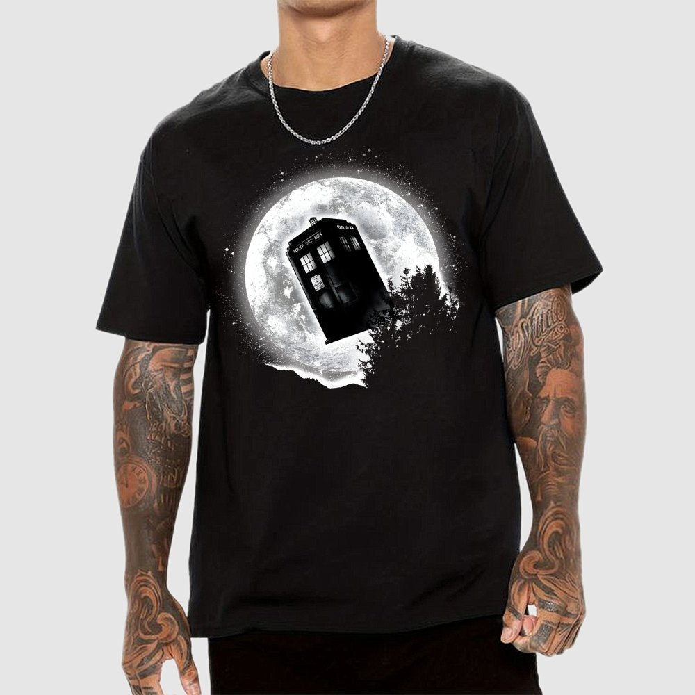 Moonlight Time Machine Geek T-Shirt