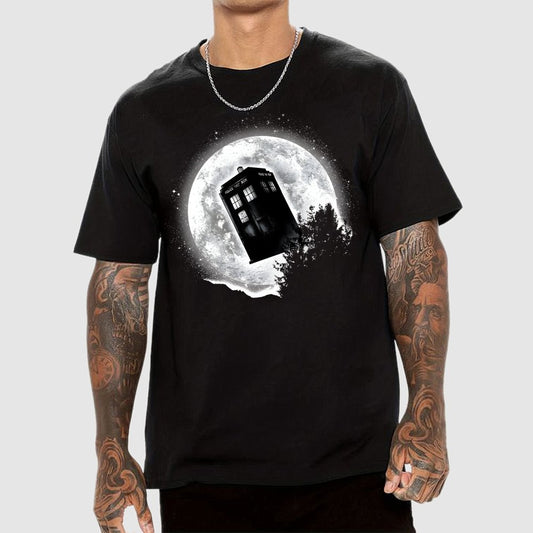 Moonlight Time Machine Geek T-Shirt