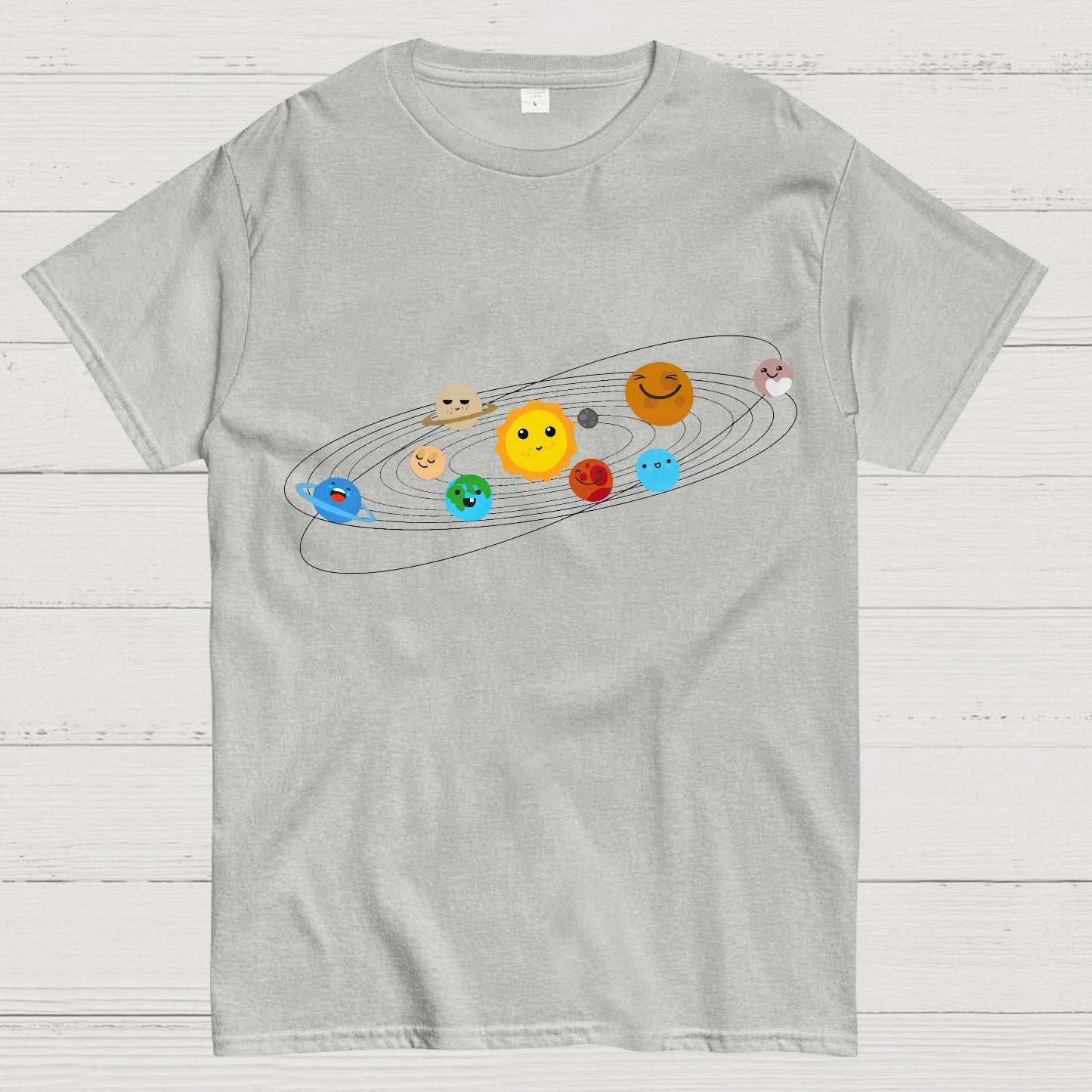 Solar System Nerdy T-Shirt