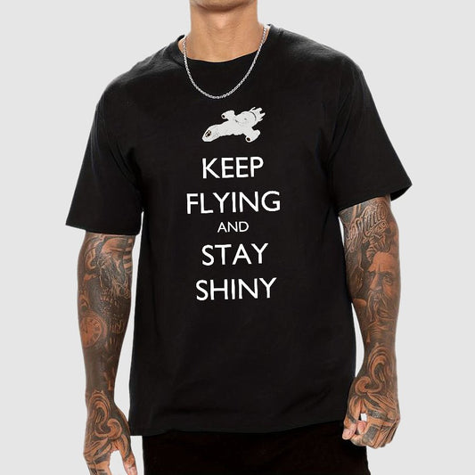 Keep Flying And Stay Shiny Geek T-Shirt