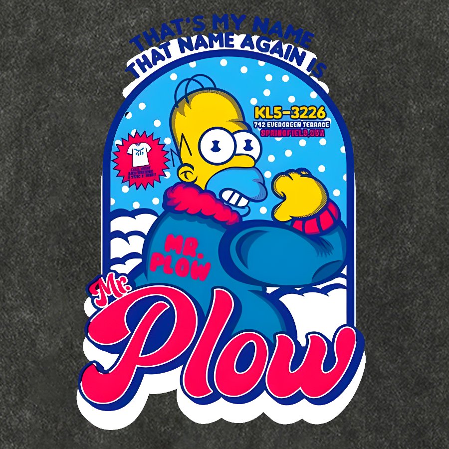 Mr. Plow Vintage Distressed T-shirt