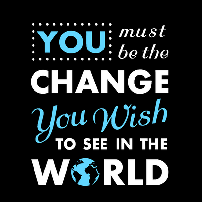 Be the Change Geek T-Shirt