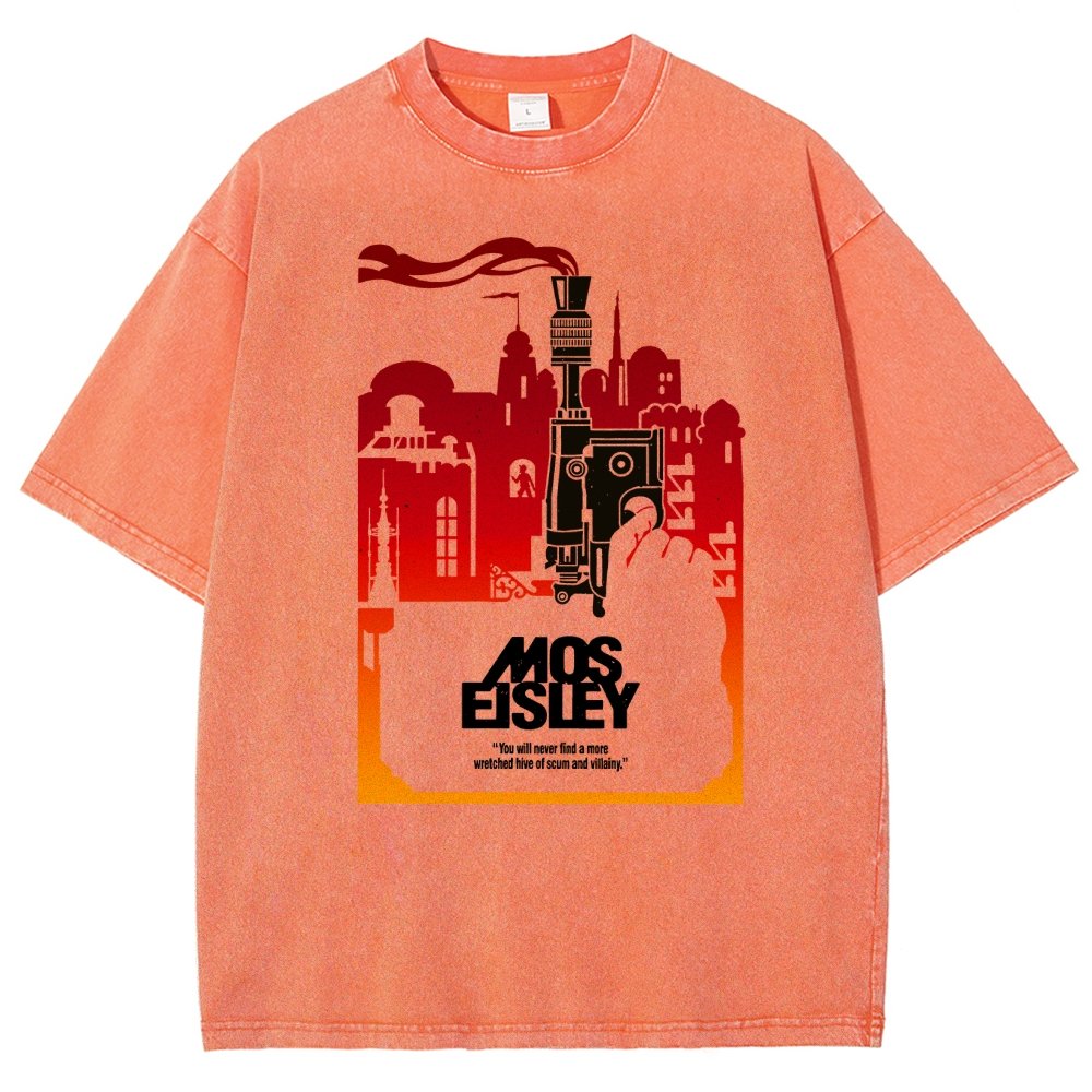 Galactic Streets Vintage Distressed T-shirt