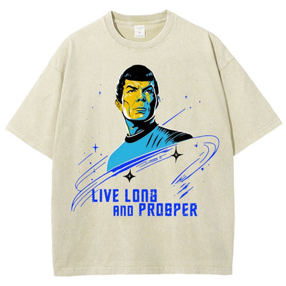 Live long and prosper Vintage Distressed T-shirt