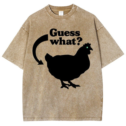 Chicken Butt Vintage Distressed T-shirt