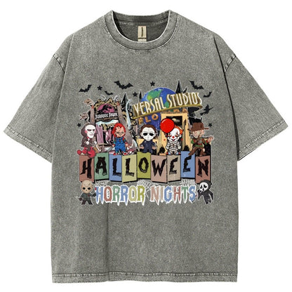 Halloween Horror Nights Vintage Distressed T-shirt
