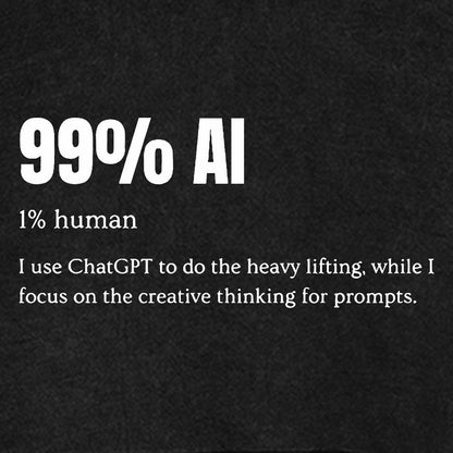 99% Artificial Intelligence Vintage Distressed Hoodie