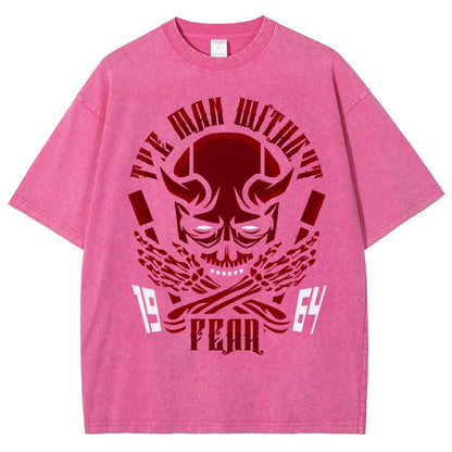 Devil Skull Vintage Distressed T-shirt