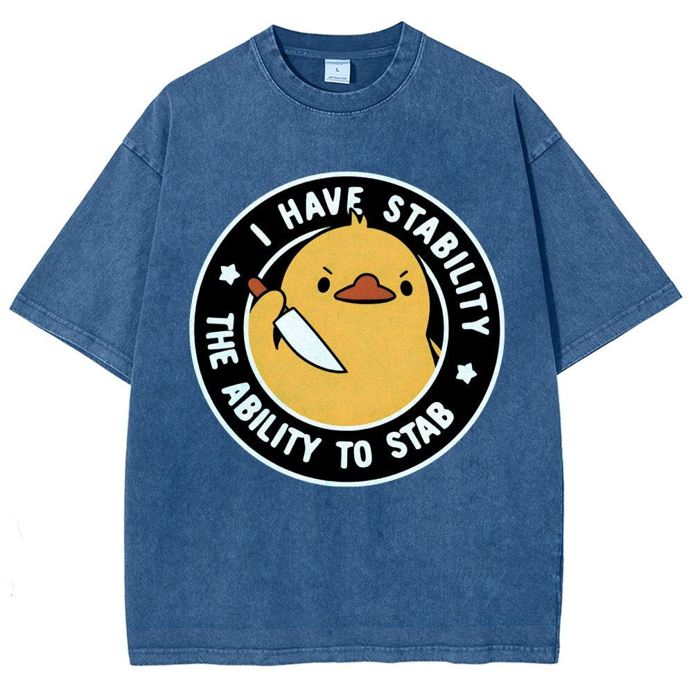 I Have Stability The Ability Vintage Distressed T-shirt