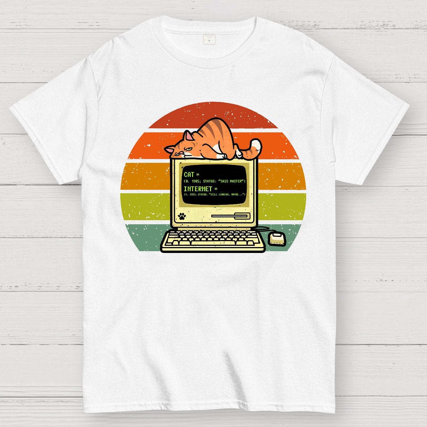Cat vs. Internet Still Loading Geek T-Shirt