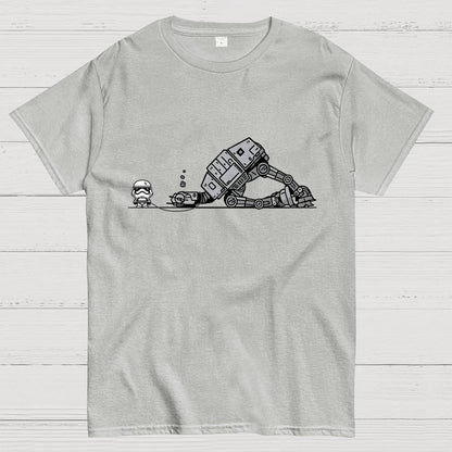 Empire Robot Dog-Planet Battles Geek T-Shirt