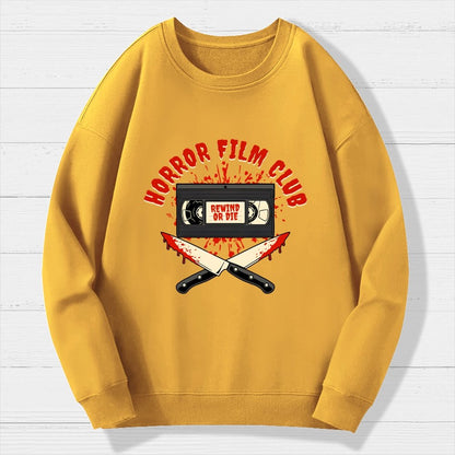 Horror Film Club Geek Cotton Sweatshirt